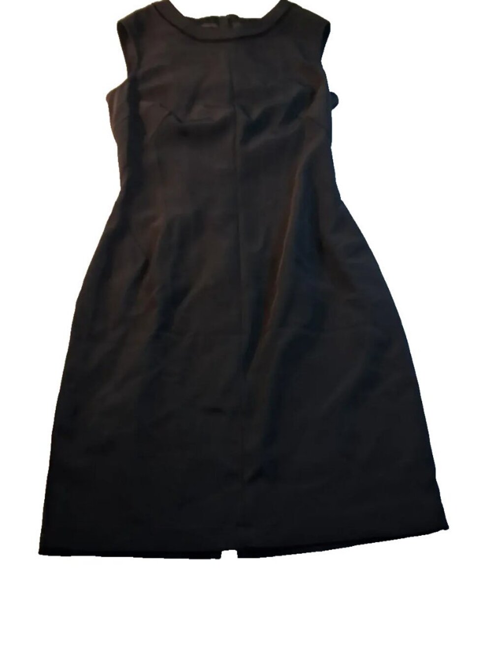 D&G Dolce & Gabbana Womens Black Sleeveless Sheath Dress Back Zip Tailored S 4-6